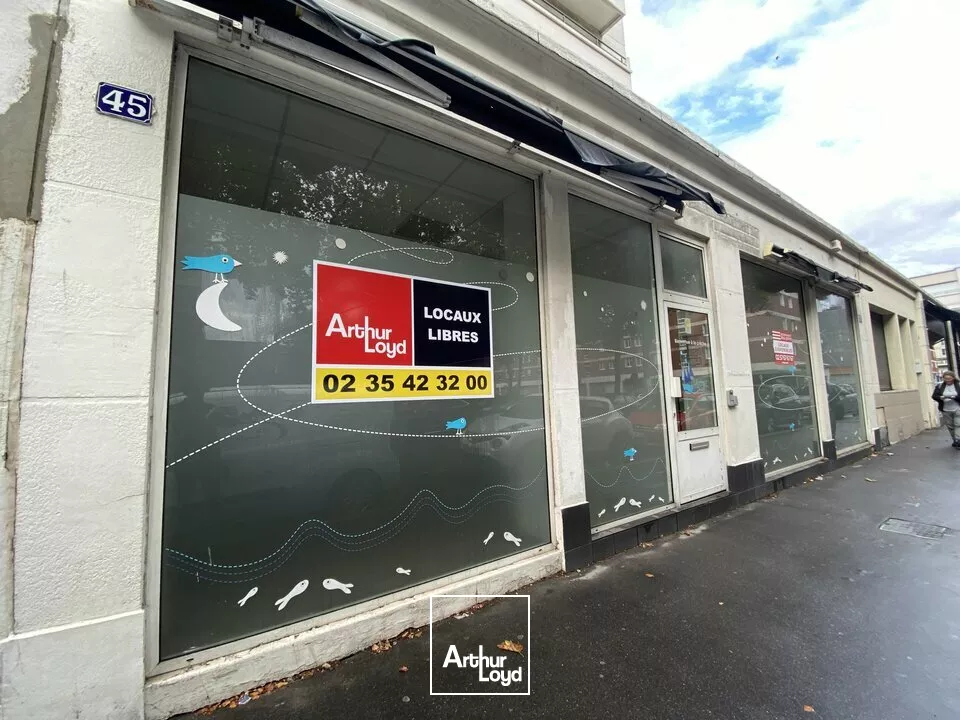 A LOUER - CENTRE VILLE - LOCAL COMMERCIAL 147 M2 - LE HAVRE