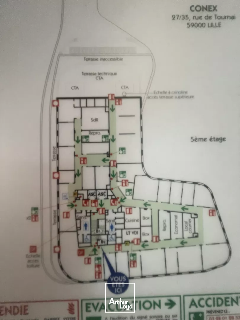 Bureaux à louer au pied de la Gare Lille Flandres - Emplacement stratégique et prestations premium