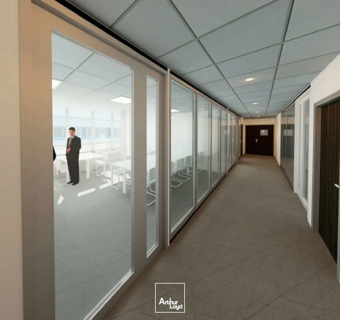 PLATEAU DE BUREAUX A LOUER 101 M² KERGONAN GUIPAVAS