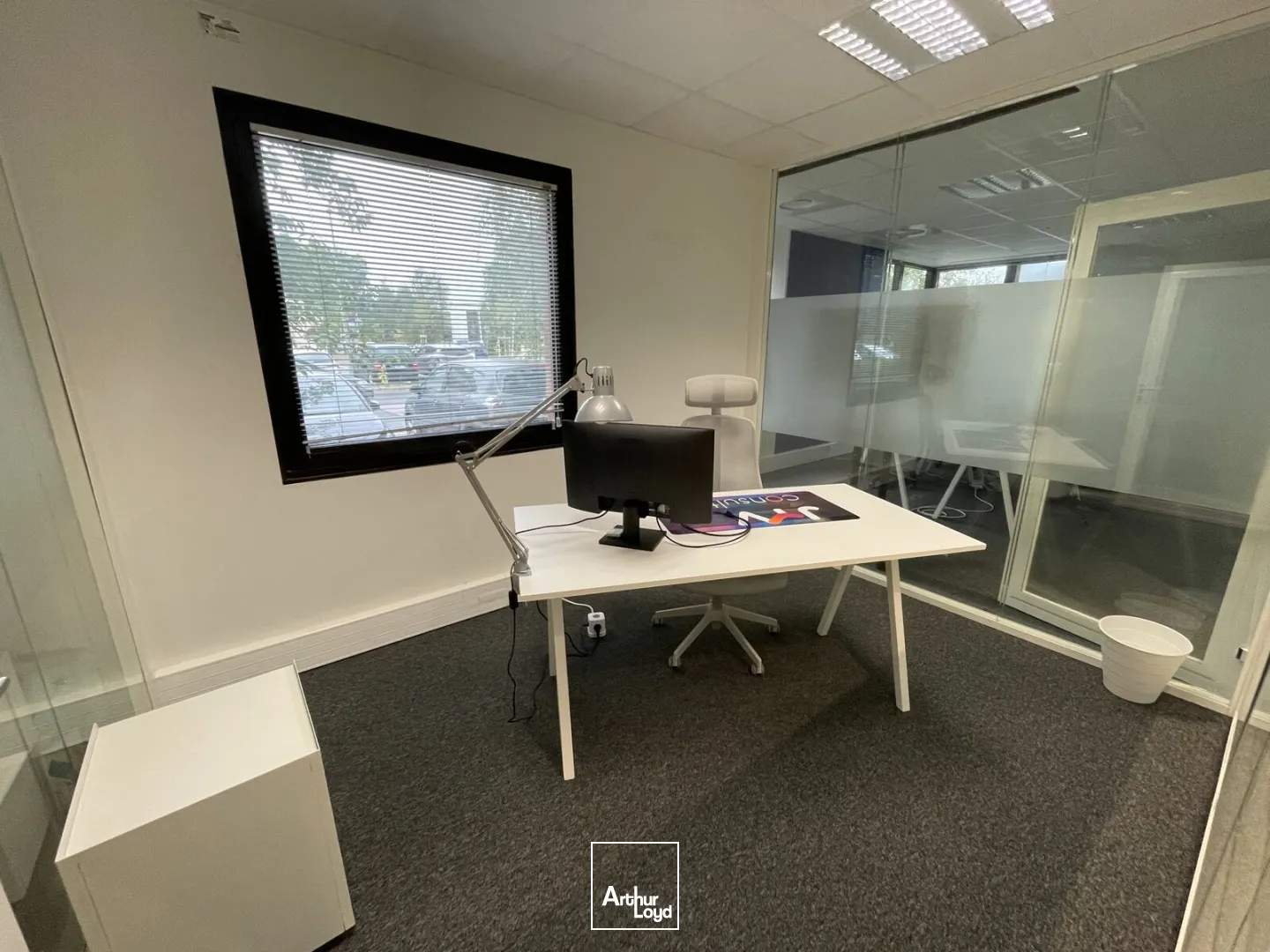 Parc Europe - Bureaux lumineux à louer - 190 m² fonctionnels avec parkings à Marcq-en-Baroeul