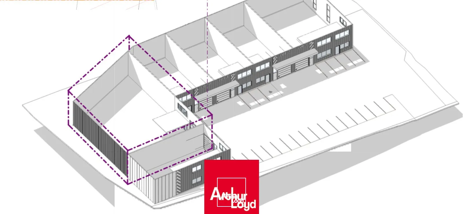 Local d'activité neuf, à vendre sur la commune de Frans, au sein d'un parc d'activité dynamique.