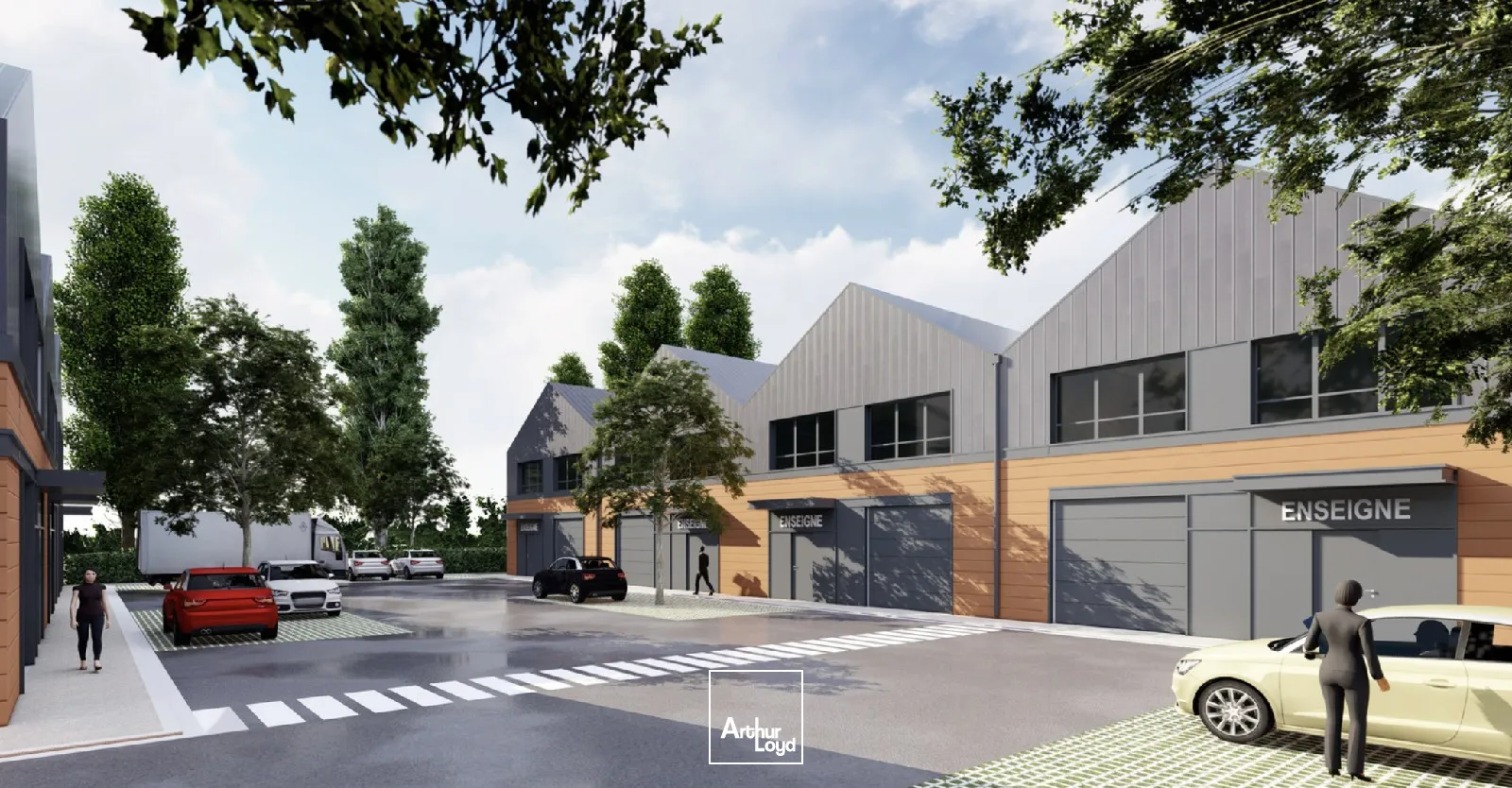 A VENDRE - LOCAUX COMMERCIAUX - PROGRAMME NEUF LAMORLAYE