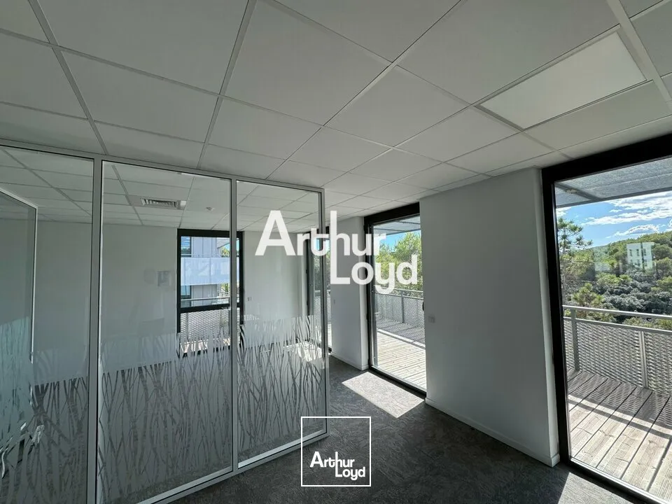 Location bureaux neufs 349 m² Sophia Antipolis