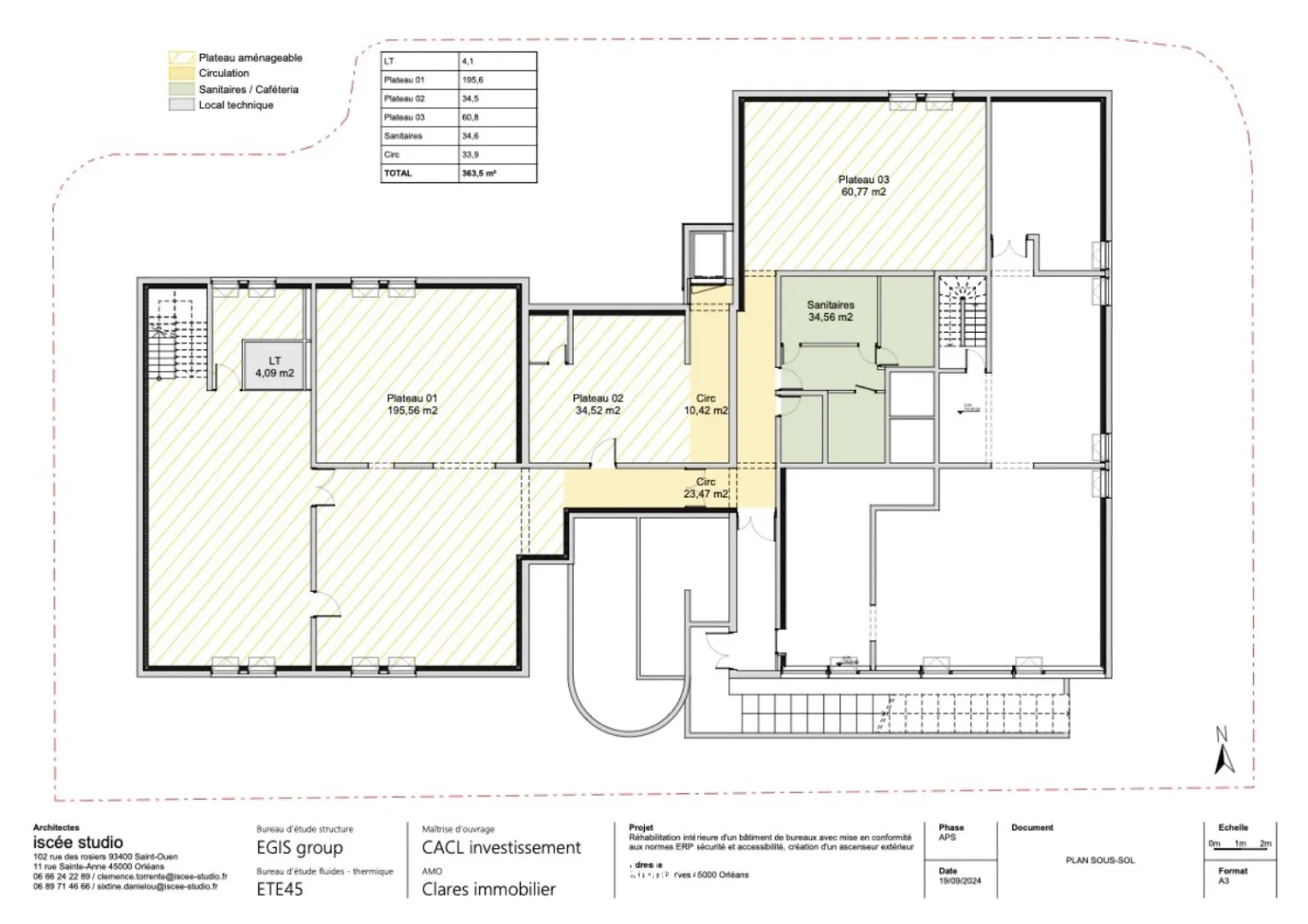 Immeuble de bureaux à louer d'environ 1 778m2 divisibles - ORLEANS GARE 