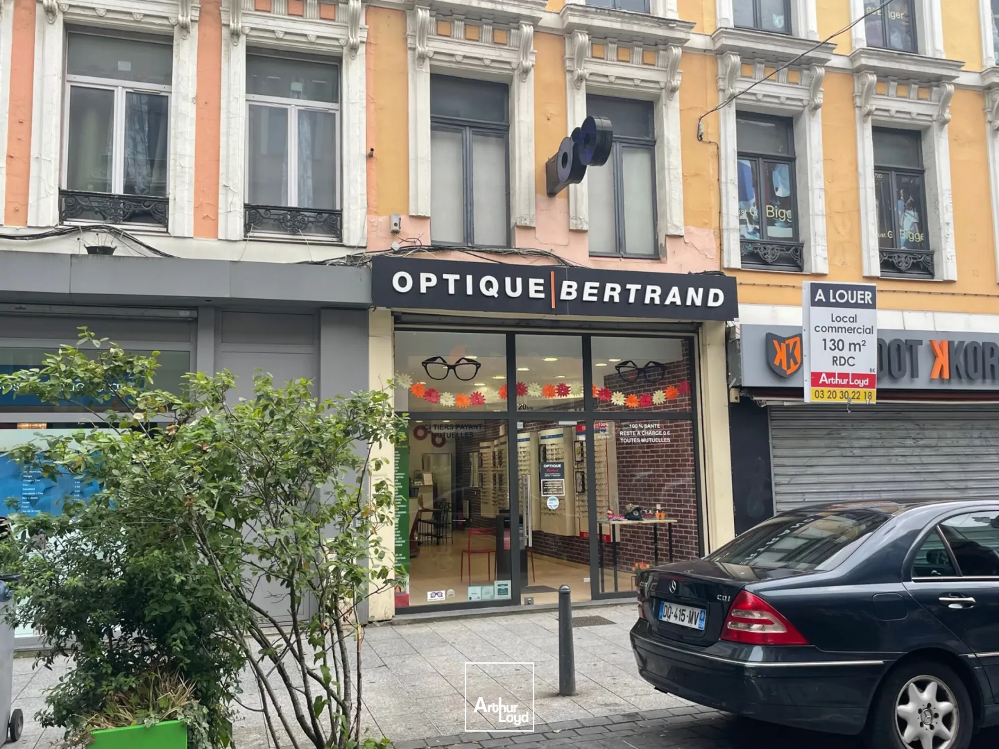 Local commercial à louer ou à vendre Roubaix - 160 m² sur axe passant à fort flux