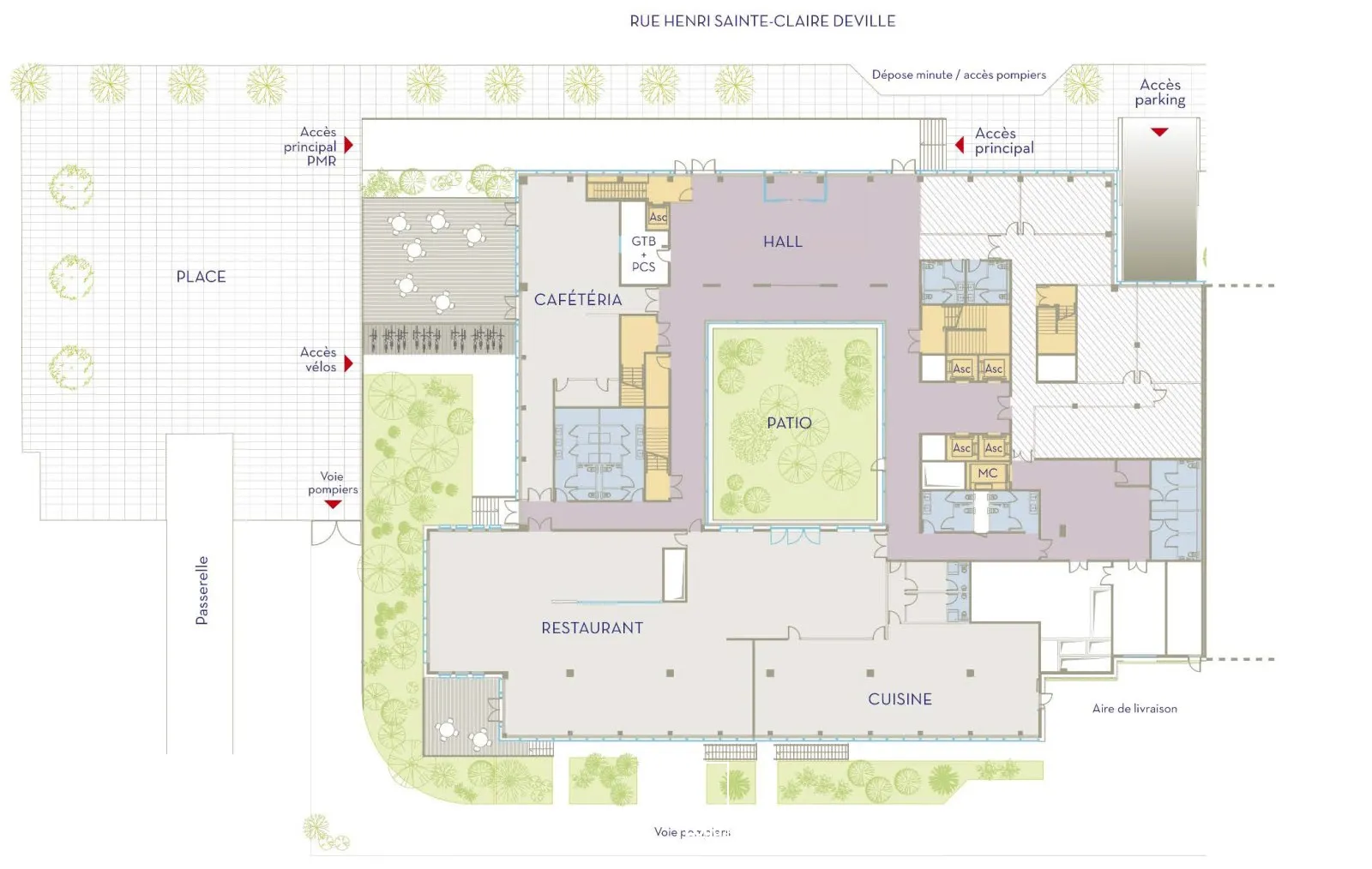 Bureaux neufs labellisés, avec Rooftop et nombreuses prestations hauts de gamme