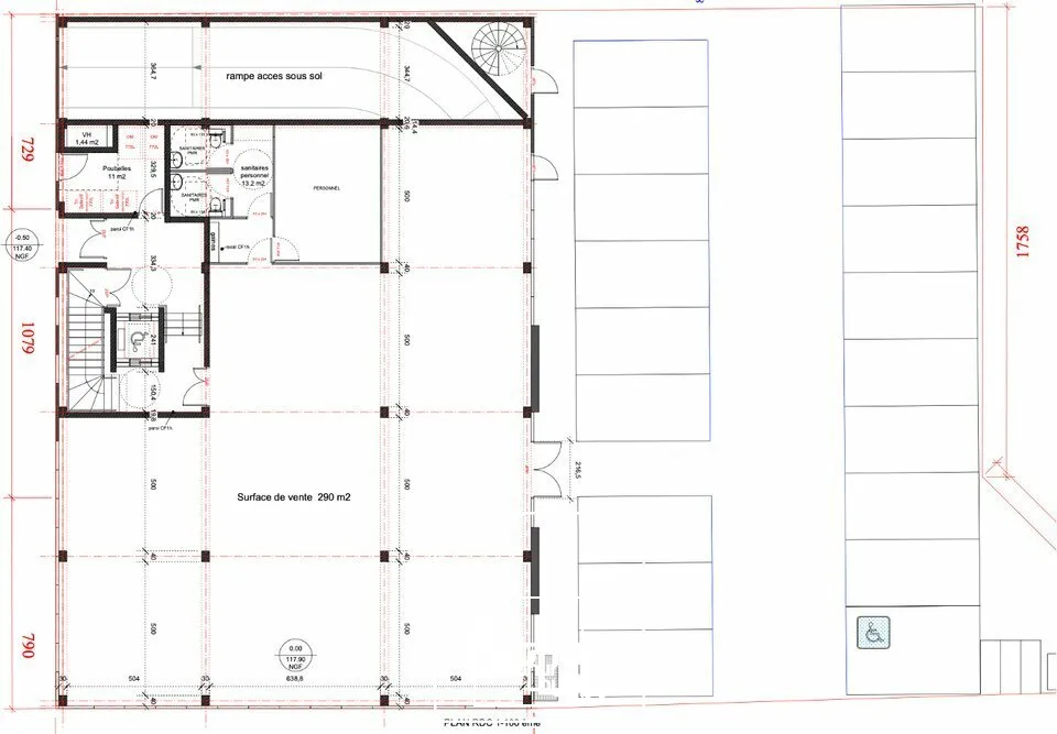 Commerce/Bureaux sur axe le plus passant de Brive-la-Gaillarde