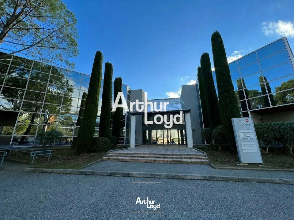 Bureaux cloisonnés 304 m² à louer Sophia Antipolis