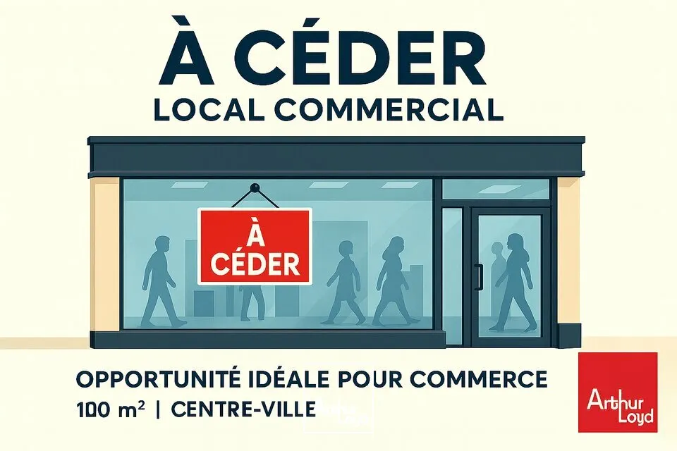 TOURS CENTRE HALLES BOUTIQUE A CEDER 100 M² - BELLE VITRINE