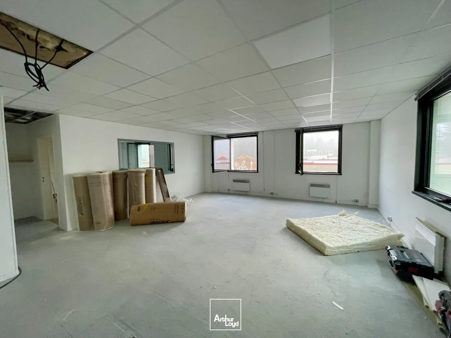 Location espace de bureaux 150 m² - Pilaterie -Wasquehal / Villeneuve d'Ascq, rénové