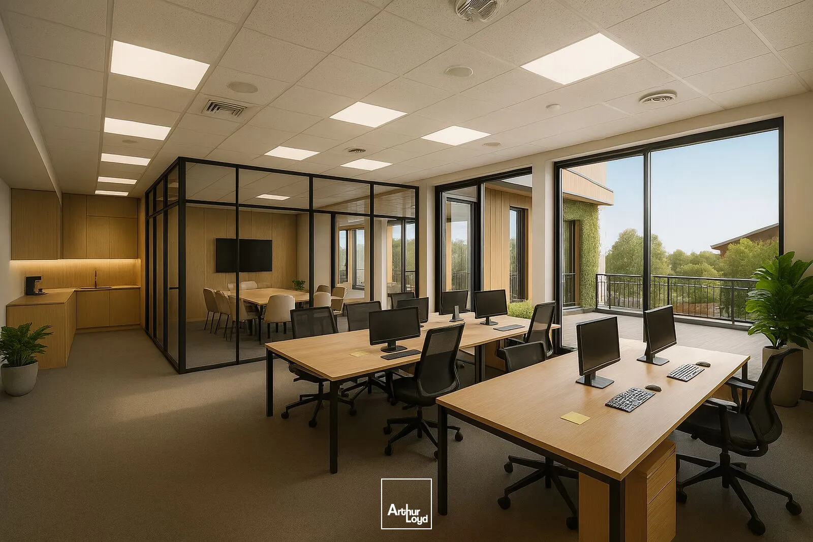 IMMEUBLE NEUF BUREAUX A LOUER BASSE GOULAINE - SUD LOIRE