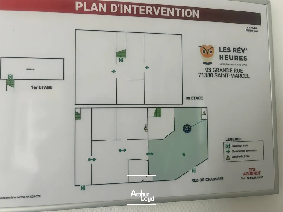 ST MARCEL, idéalement placés, bureaux 120 m²