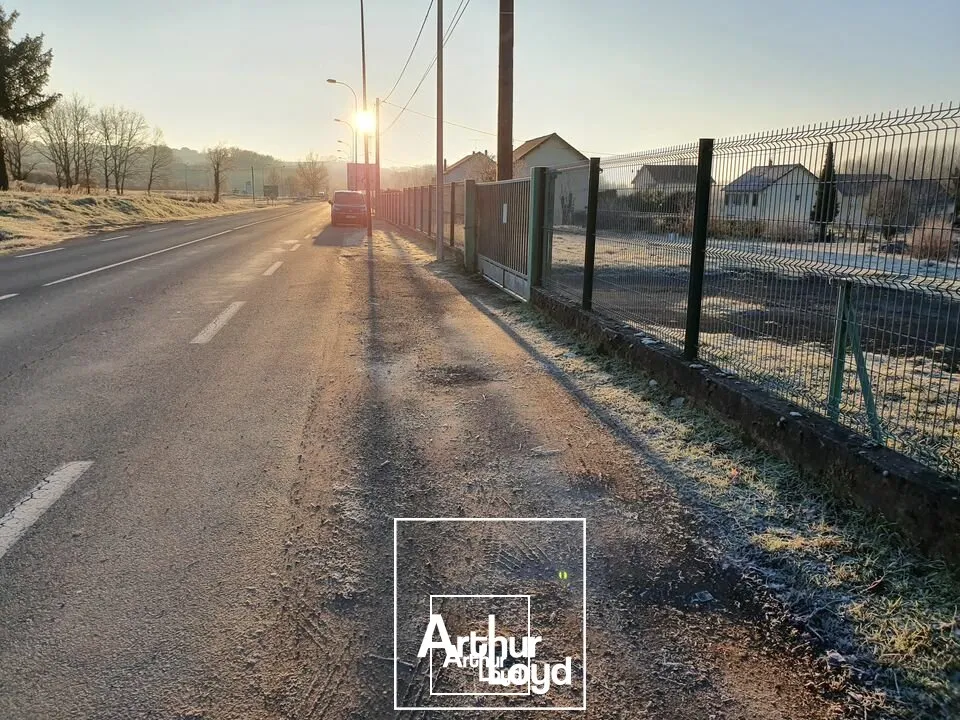 Terrain de 10 959M² divisible sur un emplacement n°1 a l'entrée d'OBJAT desservie par la départementale la plus fréquentée du département.