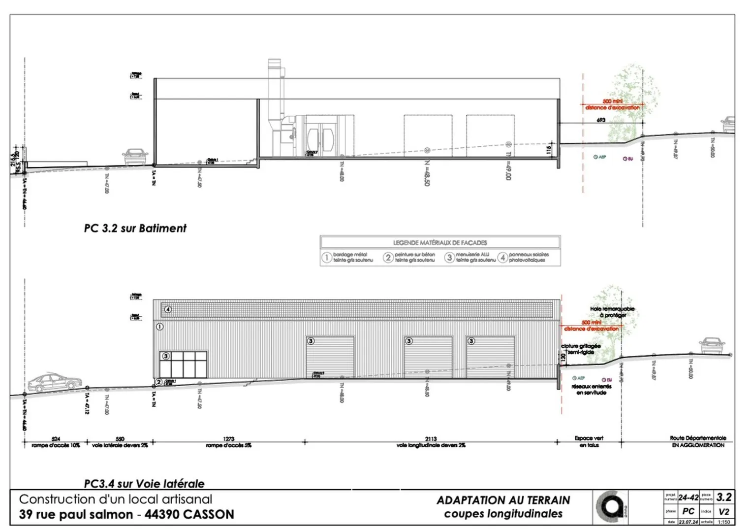A Casson, deux cellules d'activités à louer