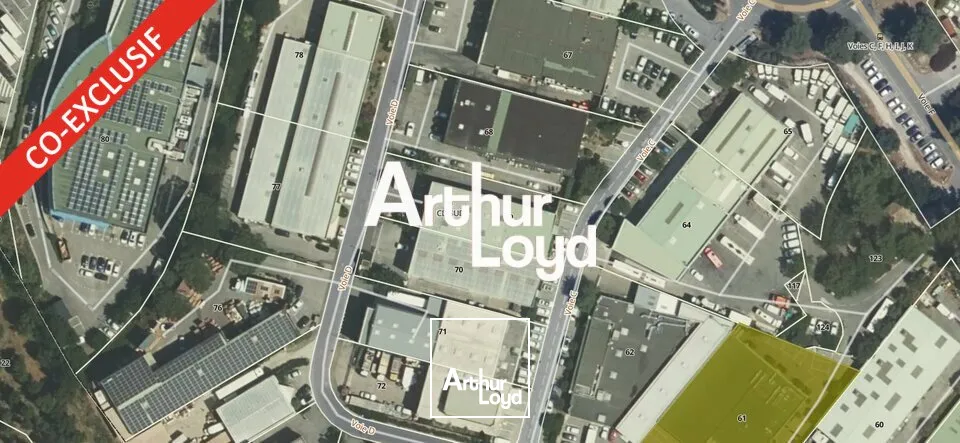 Locaux d'activité à vendre 1648 m² - Zone de l'Argile - Mouans Sartoux