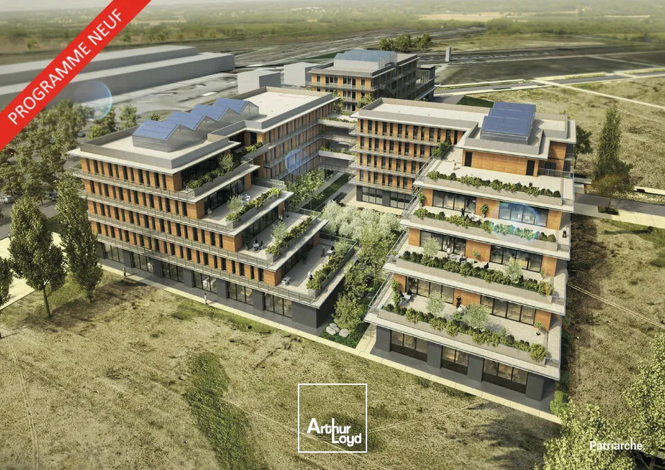 VALENCE Rovaltain Gare TGV, à louer bureaux de standing neufs en pied de gare - Terrasses