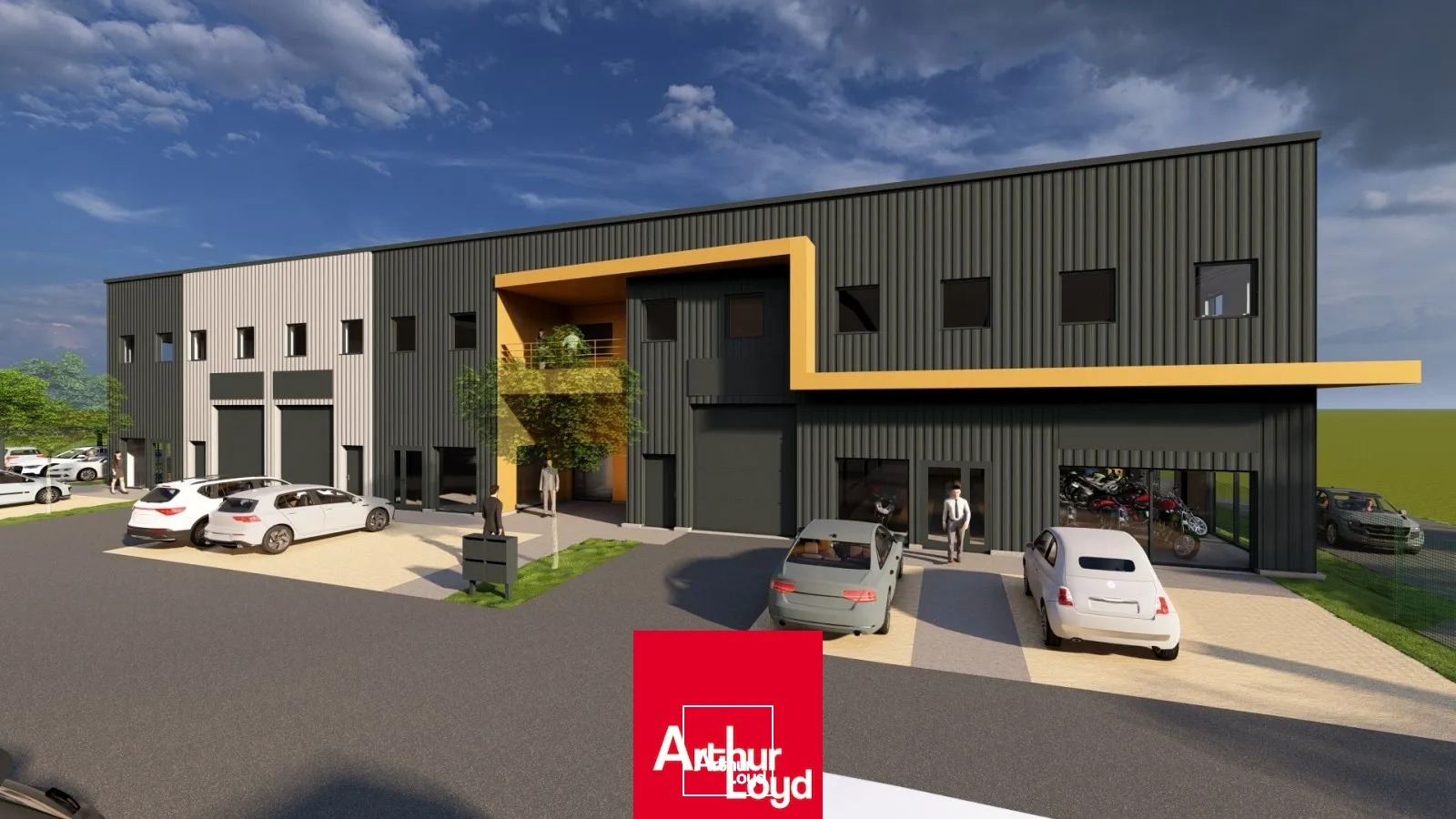 Locaux d'activité avec showroom et bureaux à vendre à SAINT FORGEUX proche TARARE