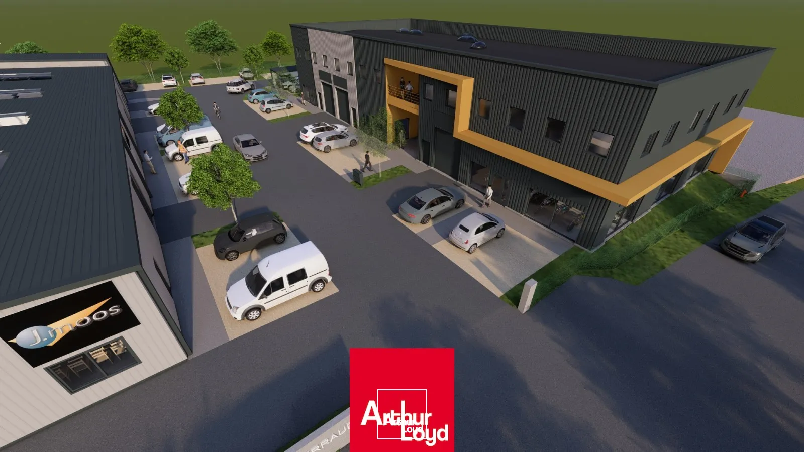 Locaux d'activité avec showroom et bureaux à vendre à SAINT FORGEUX proche TARARE