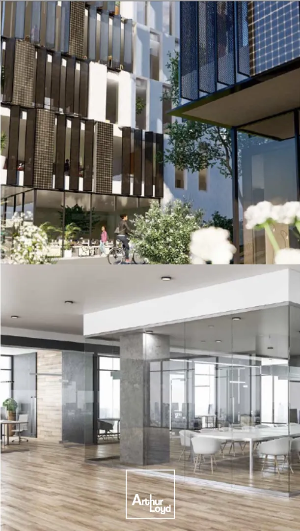 Local commercial à louer avec terrasse privative dans un immeuble neuf de standing