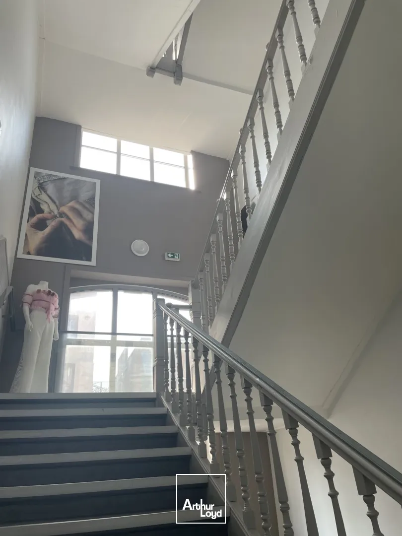 Bureaux lumineux et modulables à louer dans un immeuble sécurisé avec cahet et accessible - Zone Franche de Roubaix