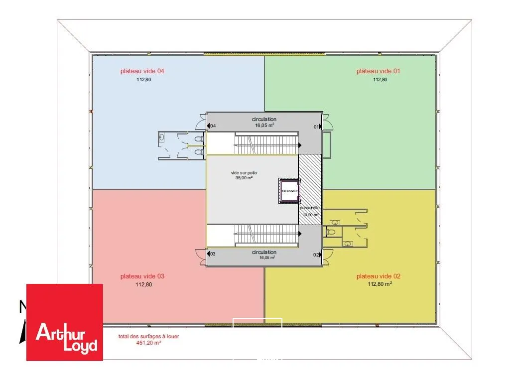 Bureau à louer à CHARTRES 28000