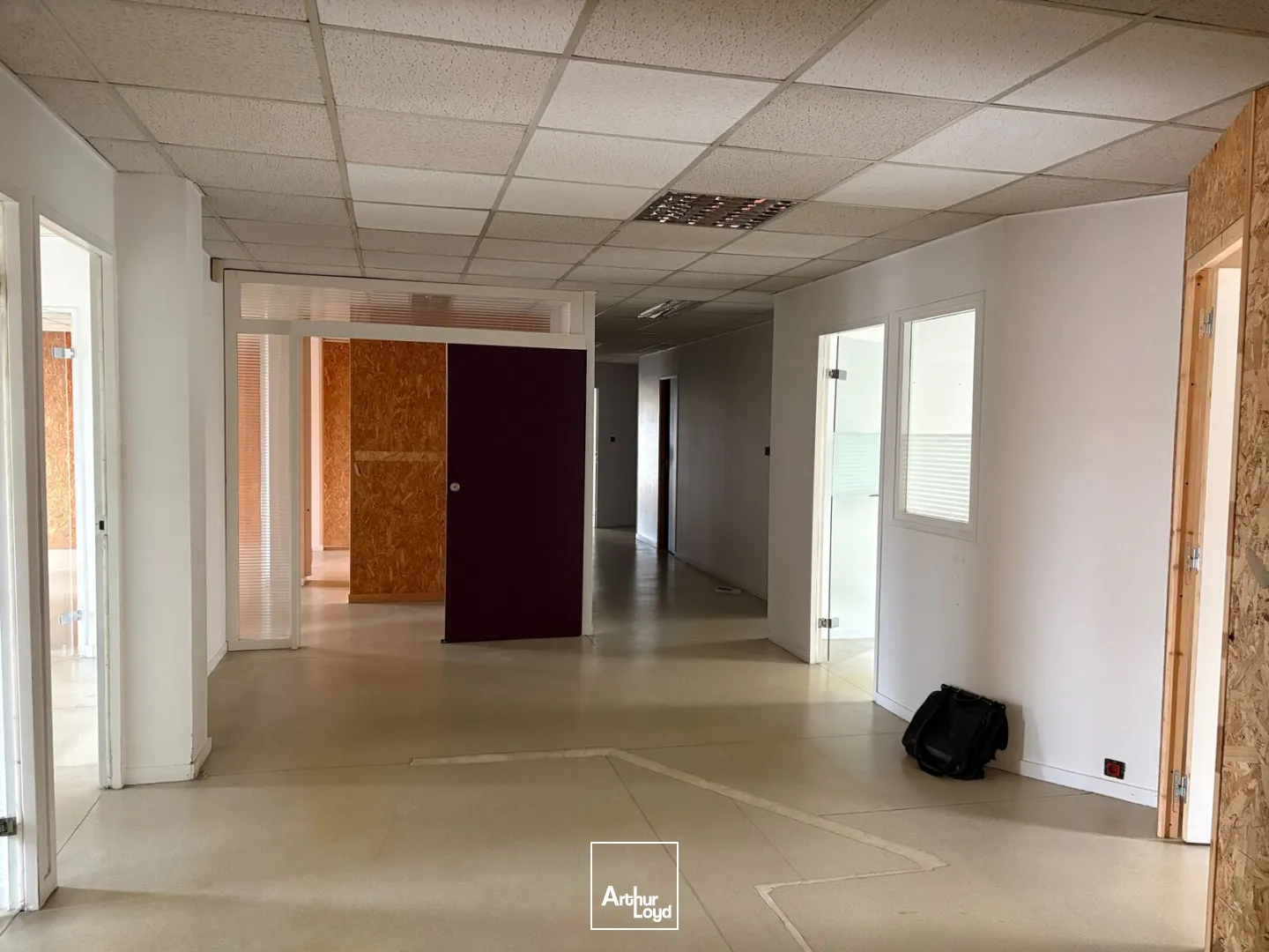 Bureaux de 197 m² en rez-de-chaussée - Vue Loire à Orléans (Châtelet)