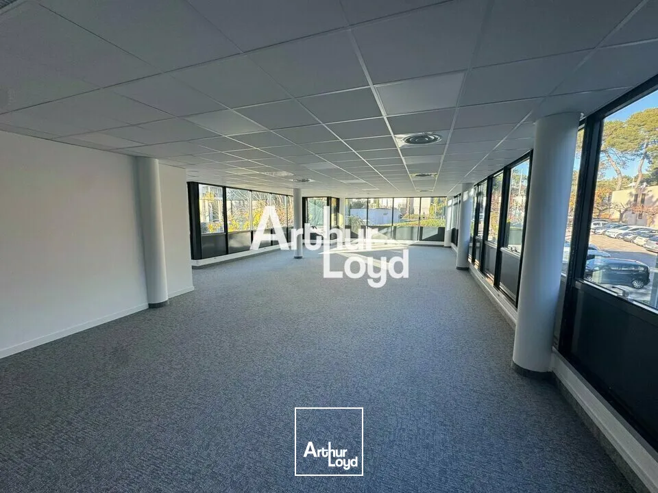 Bureaux climatisés 753 m² divisibles dès 49 m² à louer Antibes proche Sophia Antipolis 