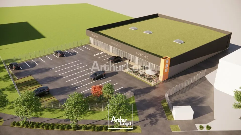 EMPLACEMENT STRATEGIQUE SUR UN ROND-POINT - SURFACE COMMERCIALE A CONSTRUIRE DE 1506M2 (DIVISIBLE) - TINQUEUX / ORMES