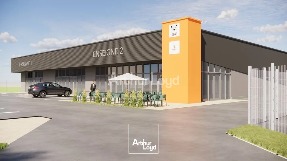 EMPLACEMENT STRATEGIQUE SUR UN ROND-POINT - SURFACE COMMERCIALE A CONSTRUIRE DE 1506M2 (DIVISIBLE) - TINQUEUX / ORMES