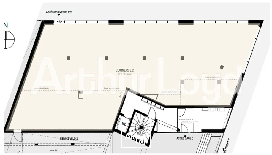 LOCAUX PROFESSIONNELS NEUFS A VENDRE - FLEURY SUR ORNE
