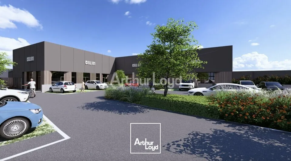 Emplacement stratégique!!Commune de Tinqueux (51) - à louer 3 cellules commerciales à partir de 178m2