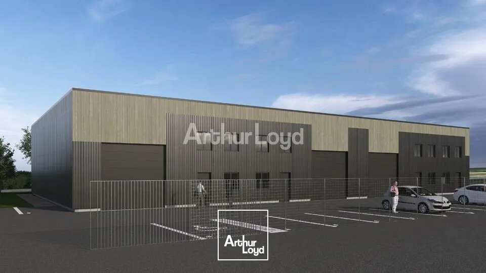 A Louer - Cellules d'activités de 1287,31m2 avec bureaux aménagés - future ZI situé à BETHENY