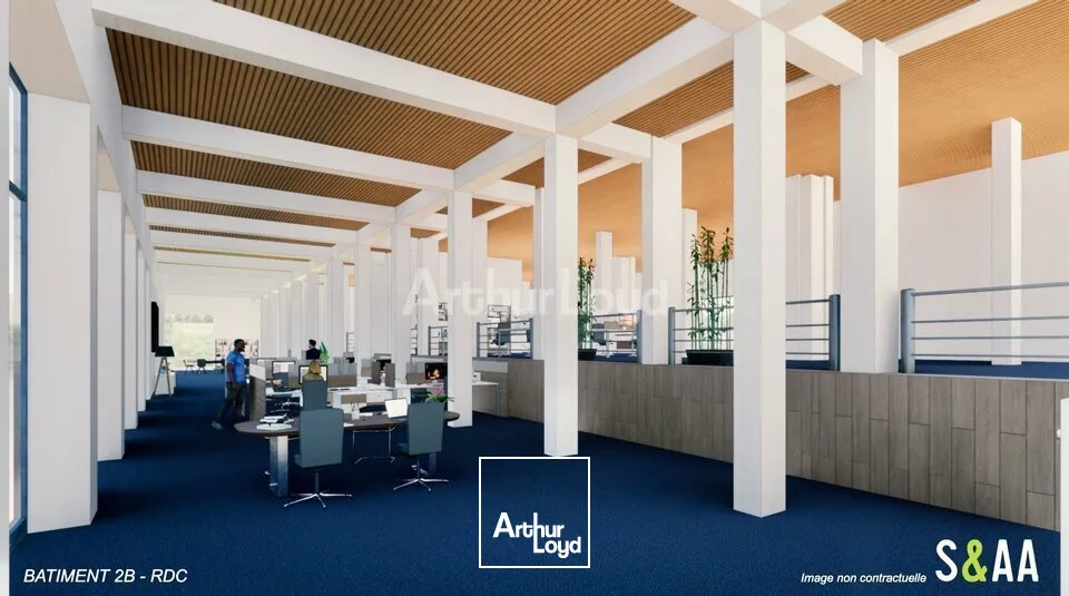 BUREAUX à VENDRE de 1605.59 m²