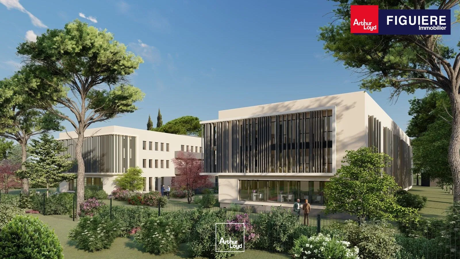 Emplacement exceptionnel, un immeuble de 5 616 m² de bureaux neufs avec des prestations de standing et de grandes terrasses accessibles.