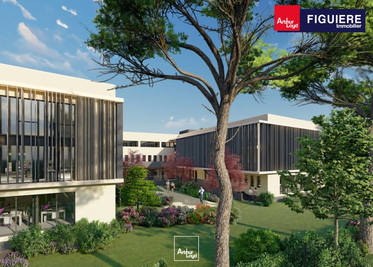 Emplacement exceptionnel, un immeuble de 5 616 m² de bureaux neufs avec des prestations de standing et de grandes terrasses accessibles.