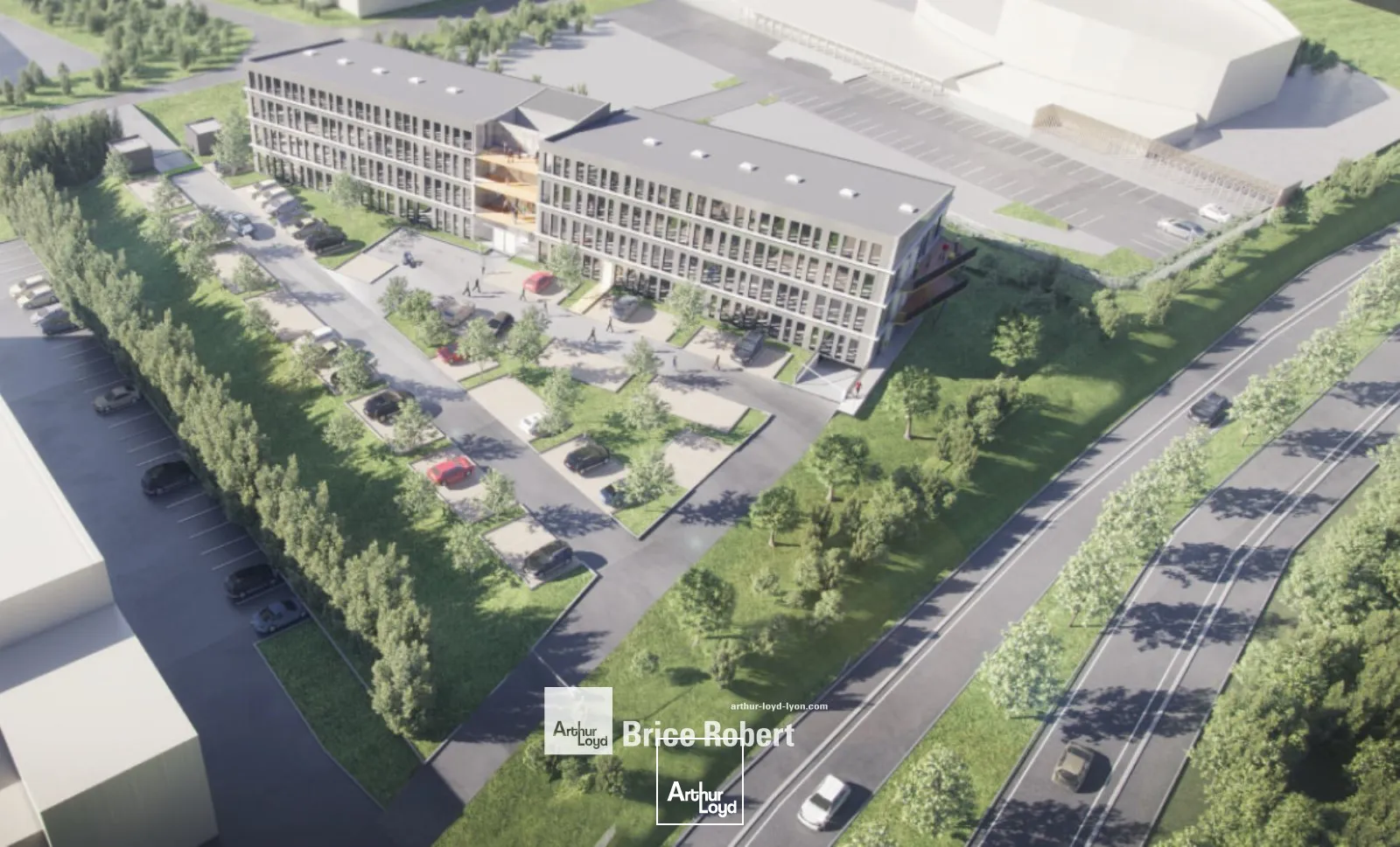 A vendre ou à louer - LES JARDINS D'ITHAQUE - Bureaux neufs - Rillieux La Pape