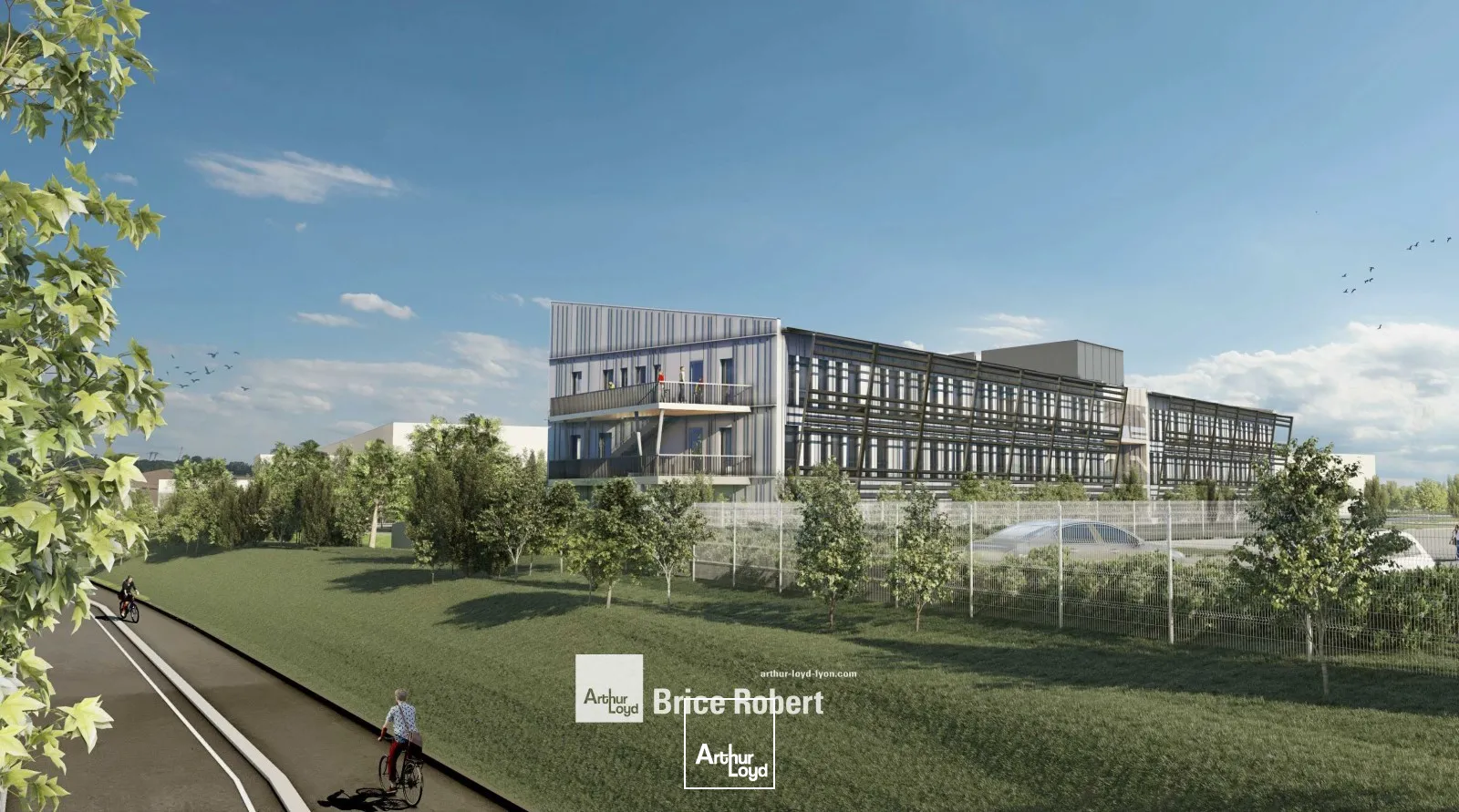 A vendre ou à louer - LES JARDINS D'ITHAQUE - Bureaux neufs - Rillieux La Pape