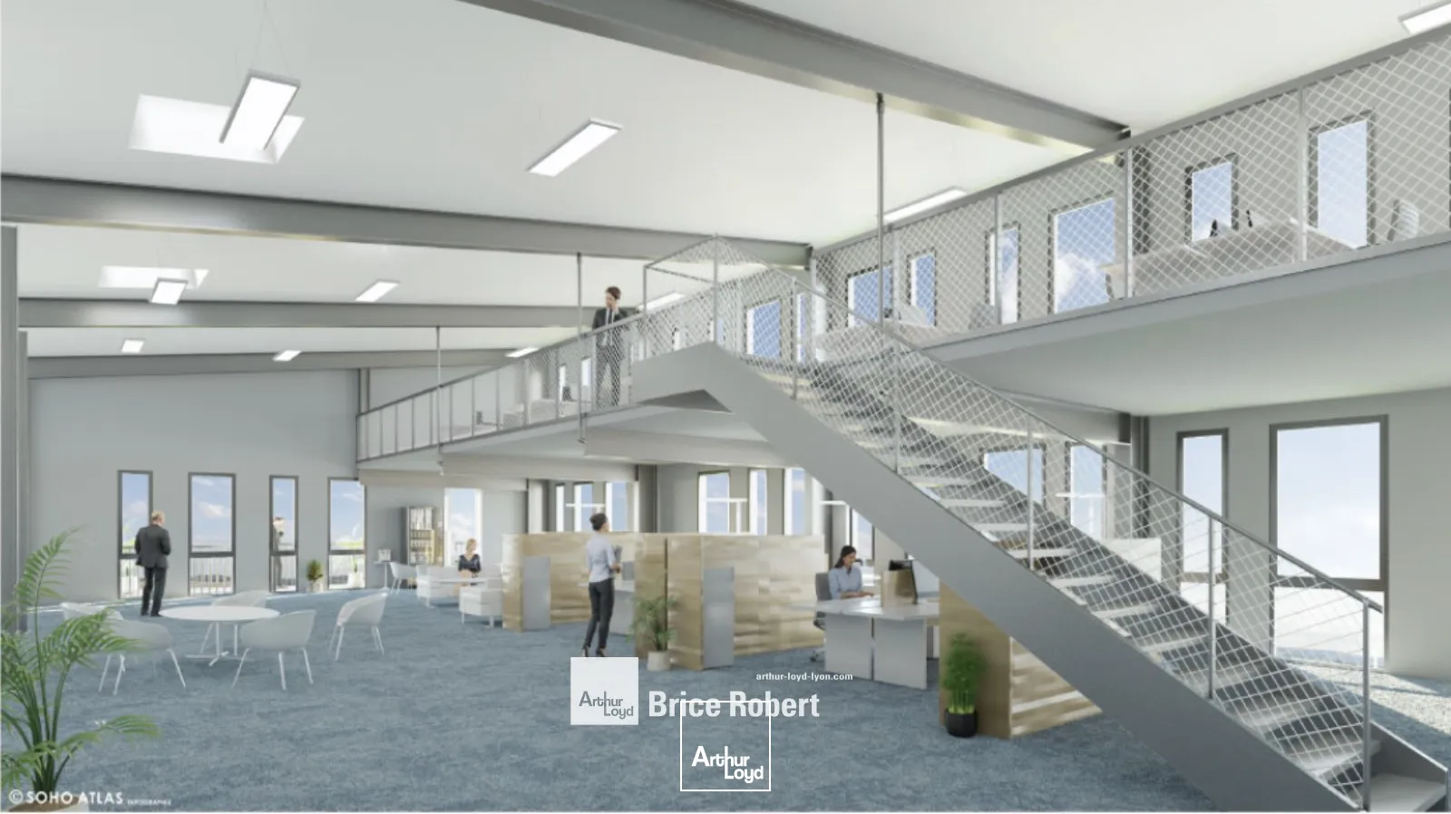 A vendre ou à louer - LES JARDINS D'ITHAQUE - Bureaux neufs - Rillieux La Pape