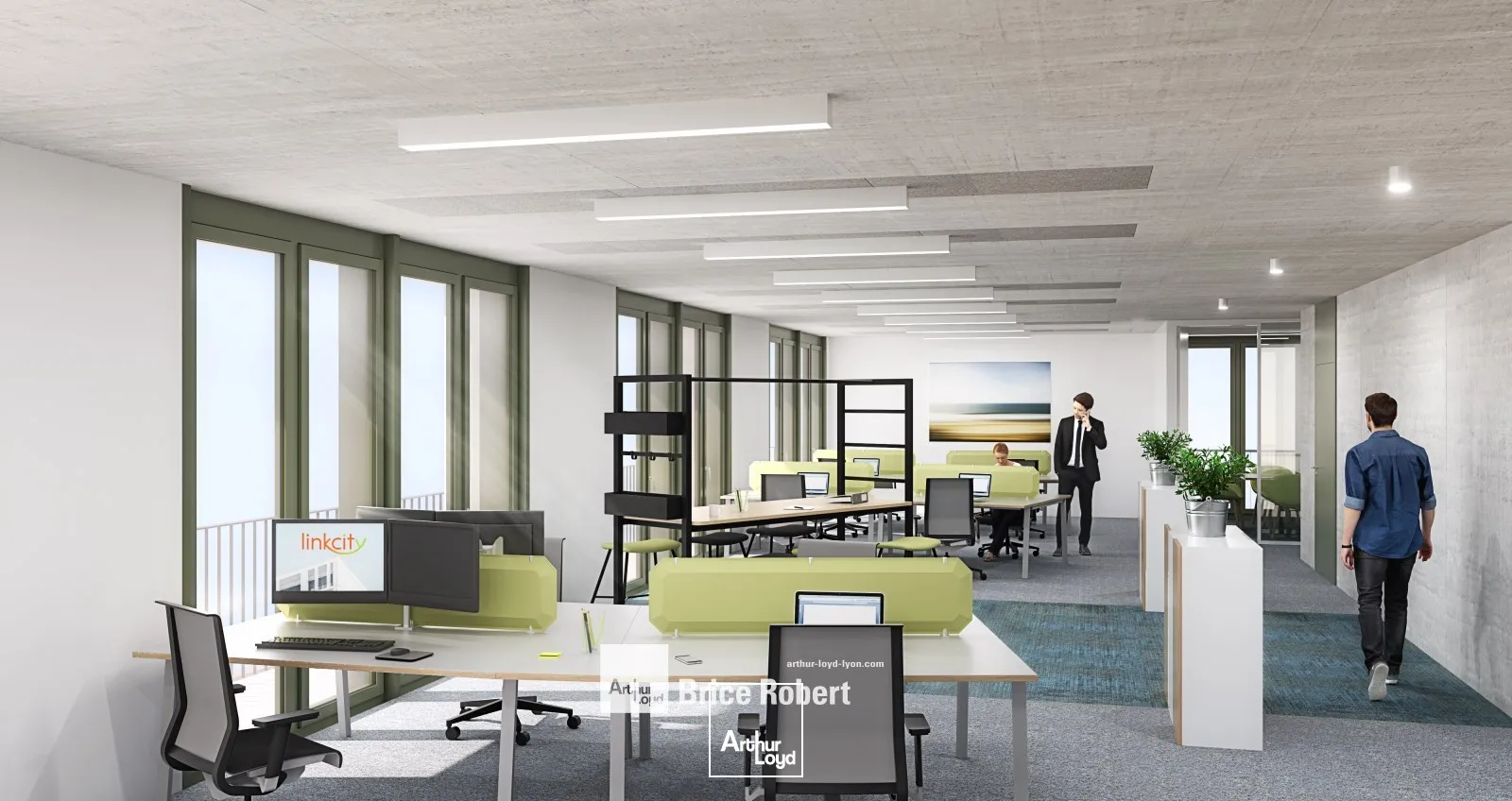 A louer - WORK #1 - Bureaux lumineux à Confluence - Lyon 2ème