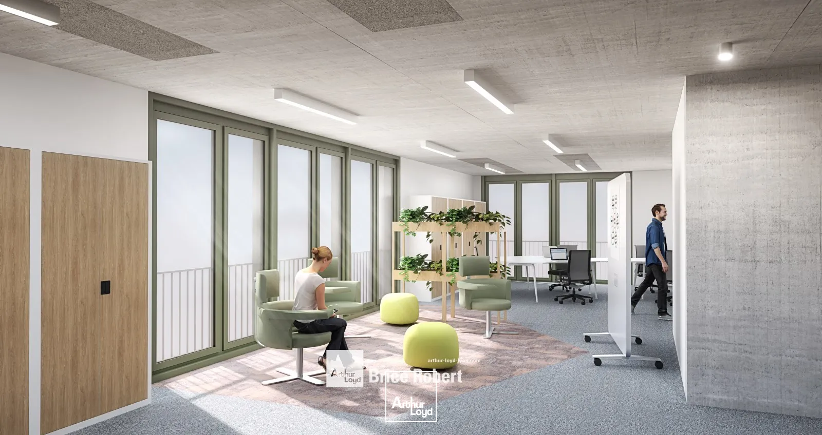 A louer - WORK #1 - Bureaux lumineux à Confluence - Lyon 2ème