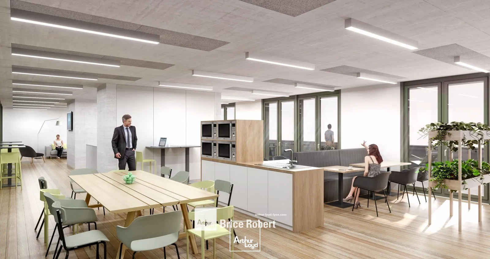 A louer - WORK #1 - Bureaux lumineux à Confluence - Lyon 2ème