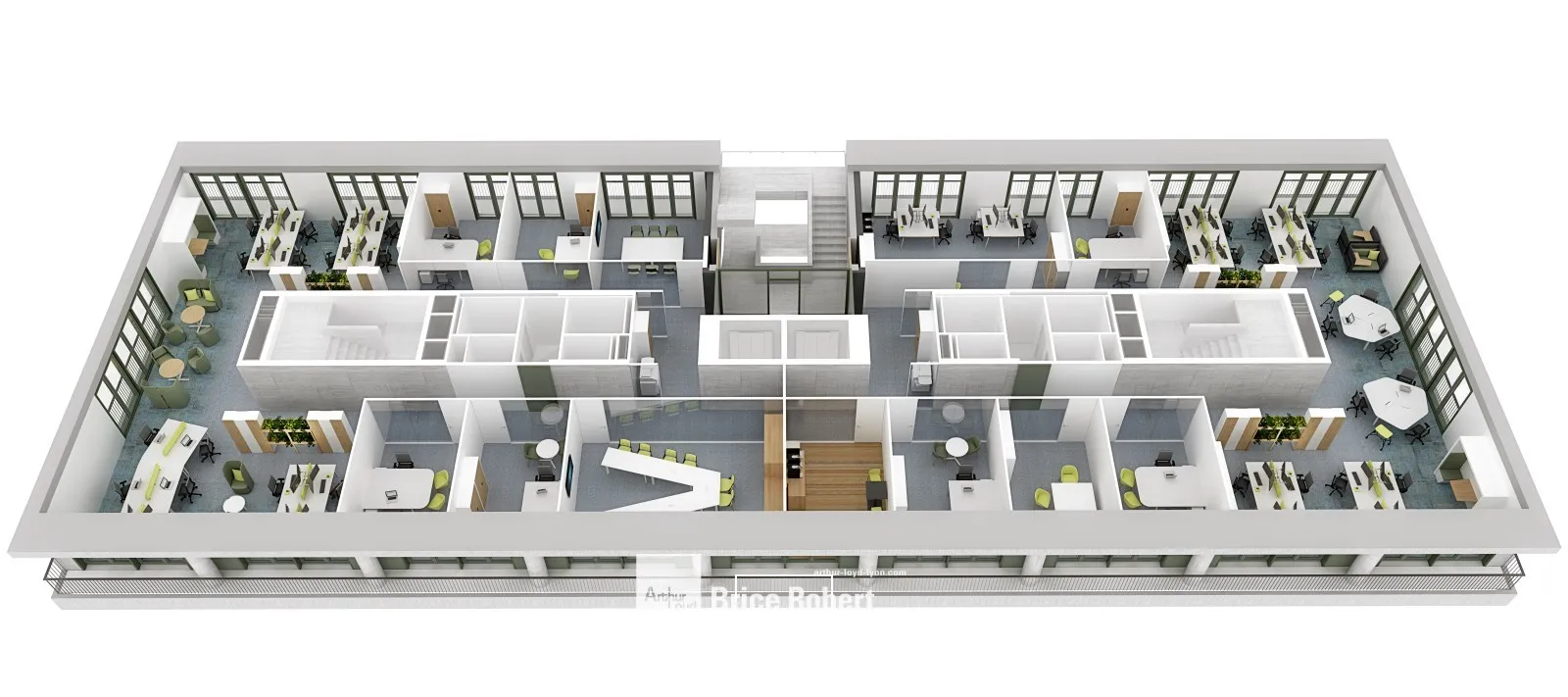 A louer - WORK #1 - Bureaux lumineux à Confluence - Lyon 2ème