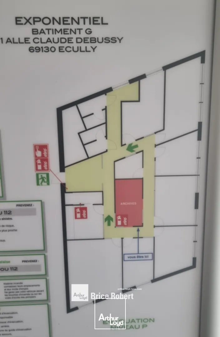 A louer - ESPACE EUROPEEN D'ECULLY - Bureaux au coeur de la Techlid - Ecully