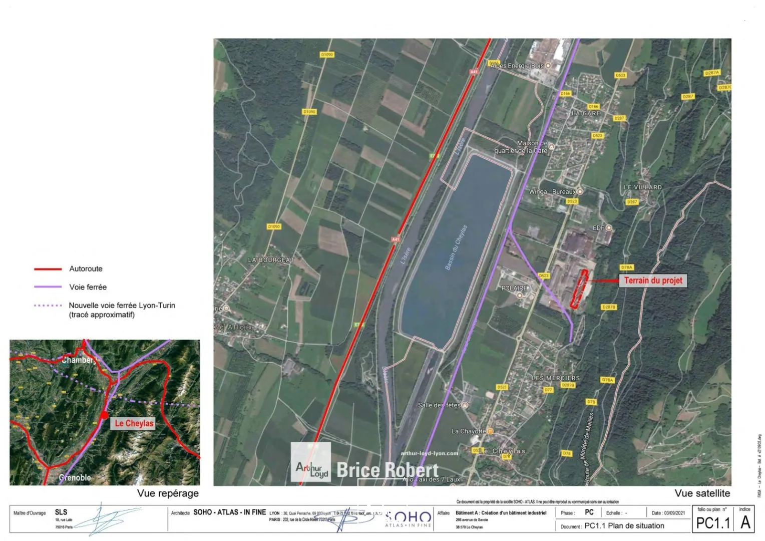 Bâtiment industriel pour clé en main - à la location - sur la commune de CHEYLAS