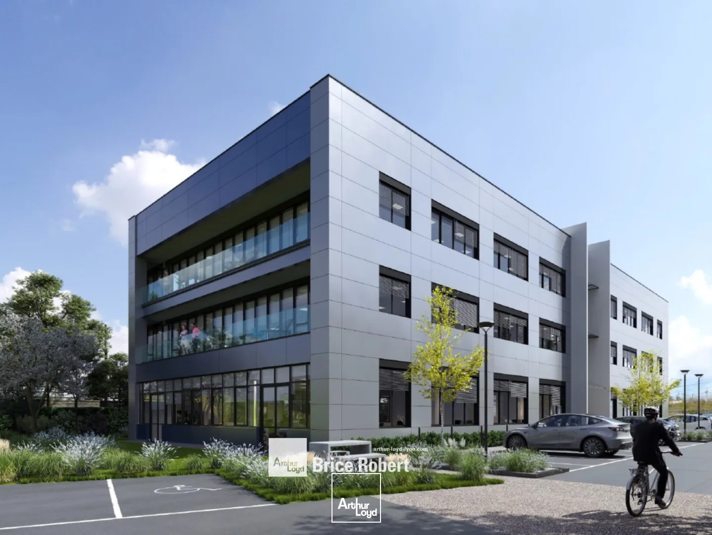 A louer - GERLAND TECHNOPARK III - Bureaux livrés aménagés et non cloisonnés - Lyon 7ème