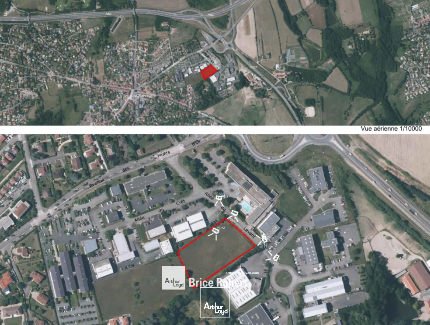 Terrain pour clé en main - à la vente ou à la location - La Tour de Salvagny