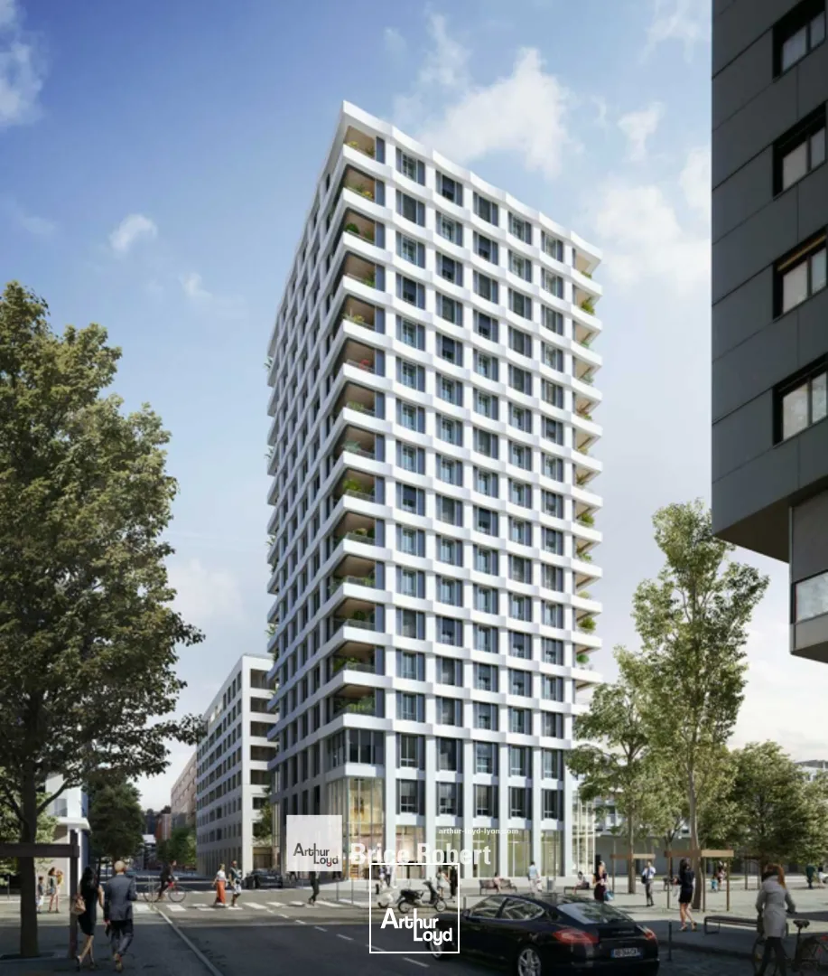 A vendre - ALBIZZIA - Locaux commerciaux neufs - Lyon 2ème Confluence 