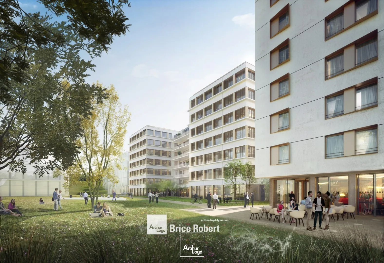 A louer - TERRA CAMPUS - Bureaux neufs dans la ZAC de la Clairière - Bron