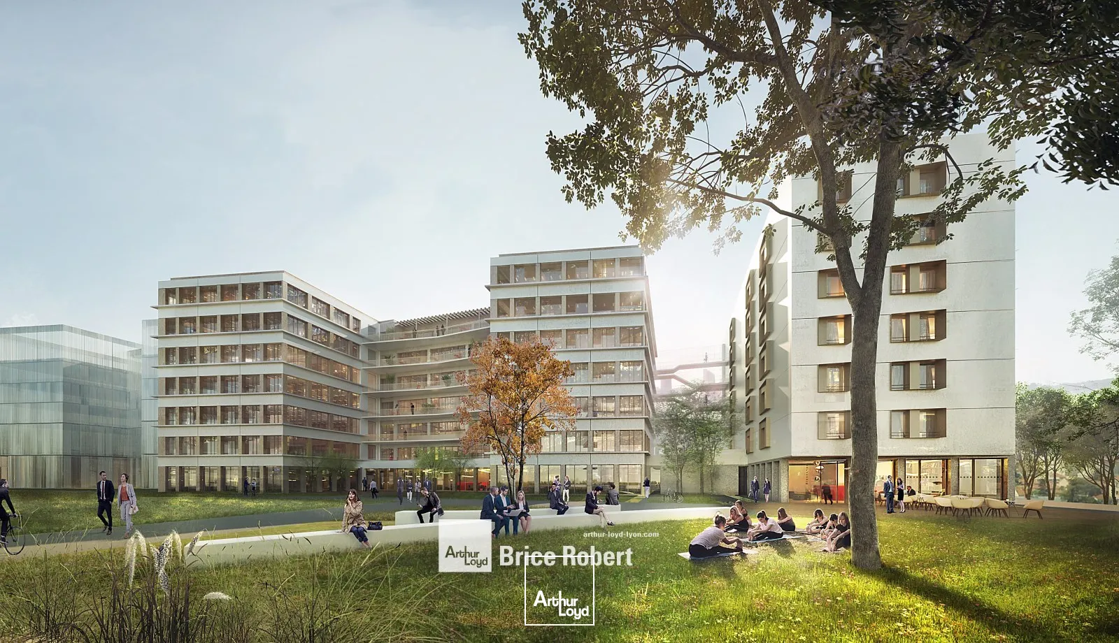 A louer - TERRA CAMPUS - Bureaux neufs dans la ZAC de la Clairière - Bron