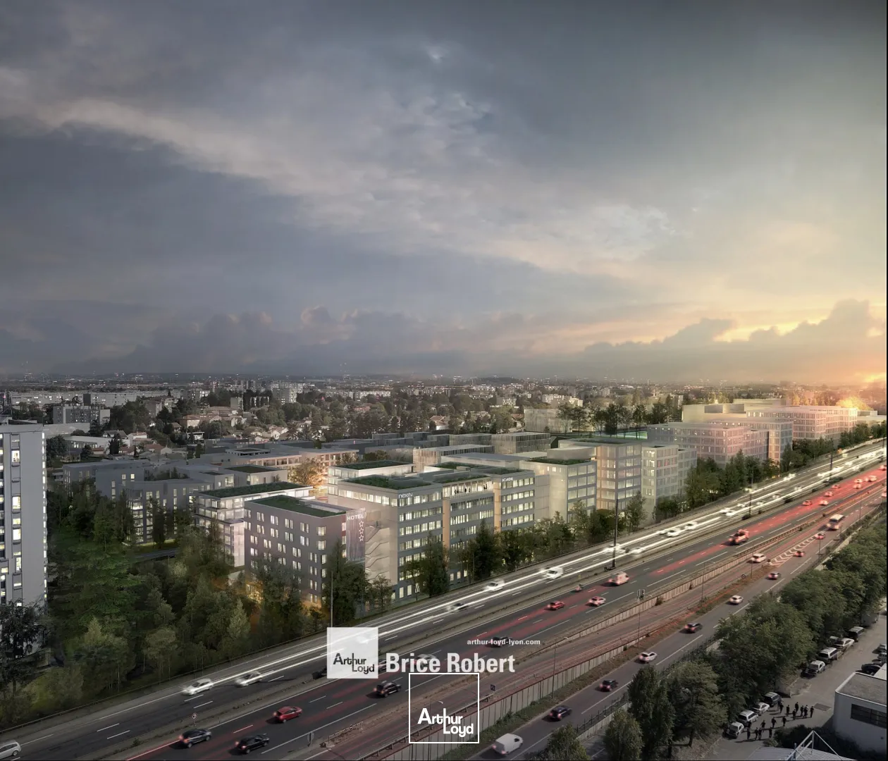 A louer - TERRA CAMPUS - Bureaux neufs dans la ZAC de la Clairière - Bron